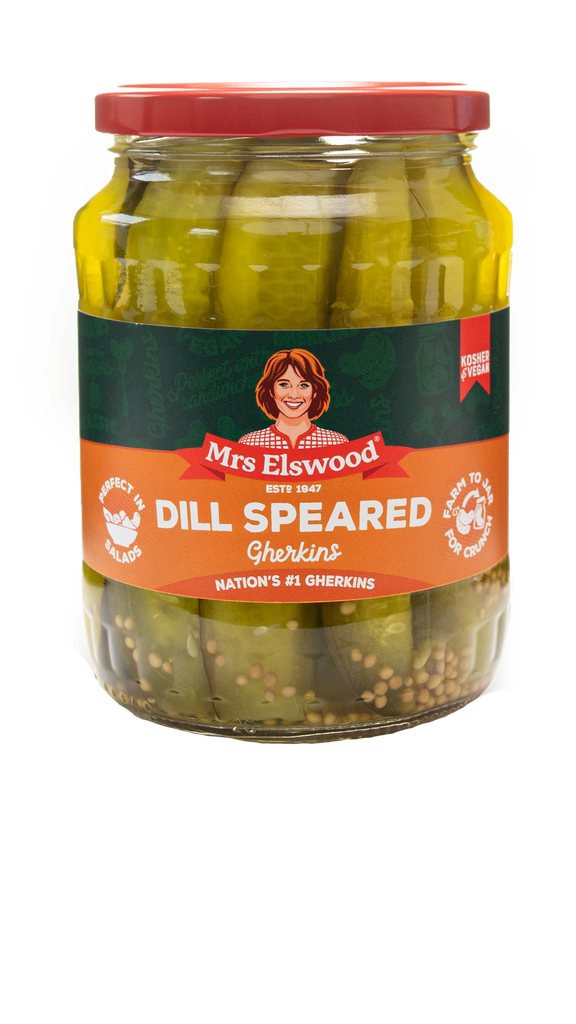 Mrs Elswood Gherkins - Dill Speared X 6 X 670g