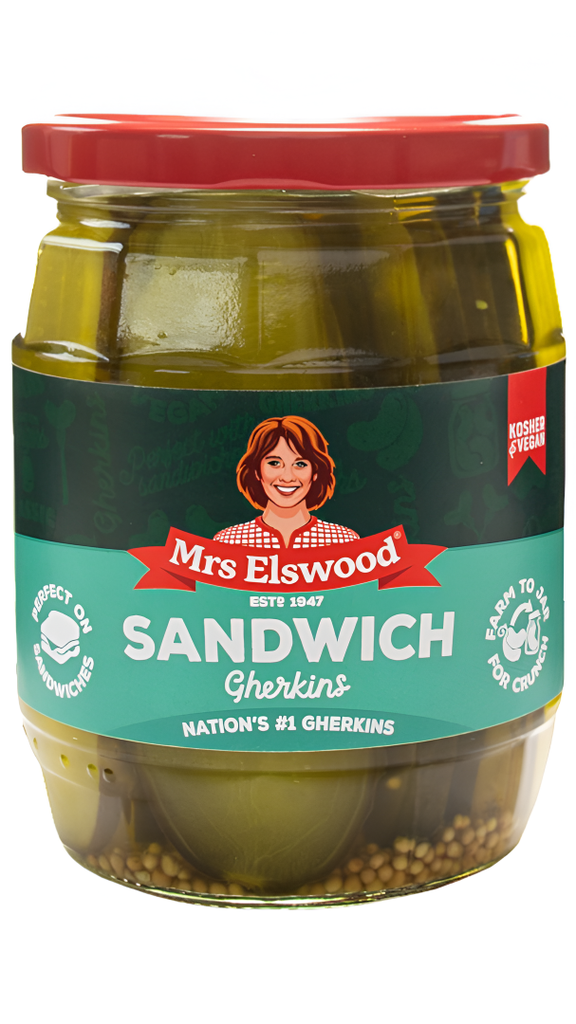 [15% OFF] Mrs Elswood Gherkins - Sandwich X 6 X 540g