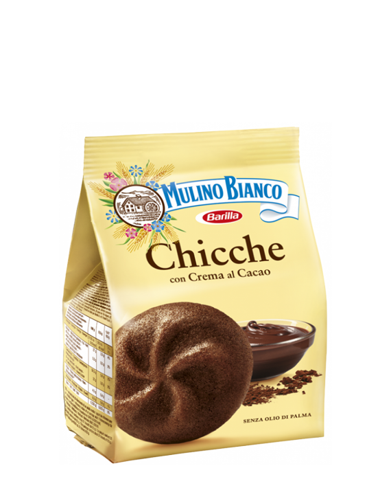 Mulino Bianco Italian Biscuits - Chicche Al Cacao X 10 X 200g