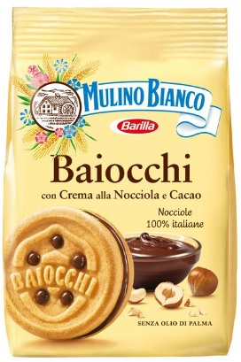 Mulino Bianco Italian Biscuits - Baiocchi Nocciola X 10 X 260g