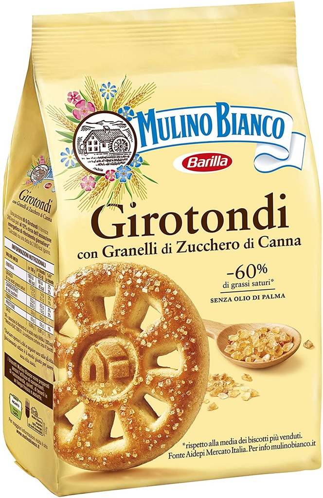 Mulino Bianco Italian Biscuits - Girotondi X 12 X 350g