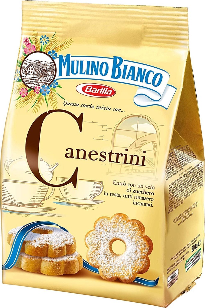 Mulino Bianco Italian Biscuits - Canestrini X 10 X 200g