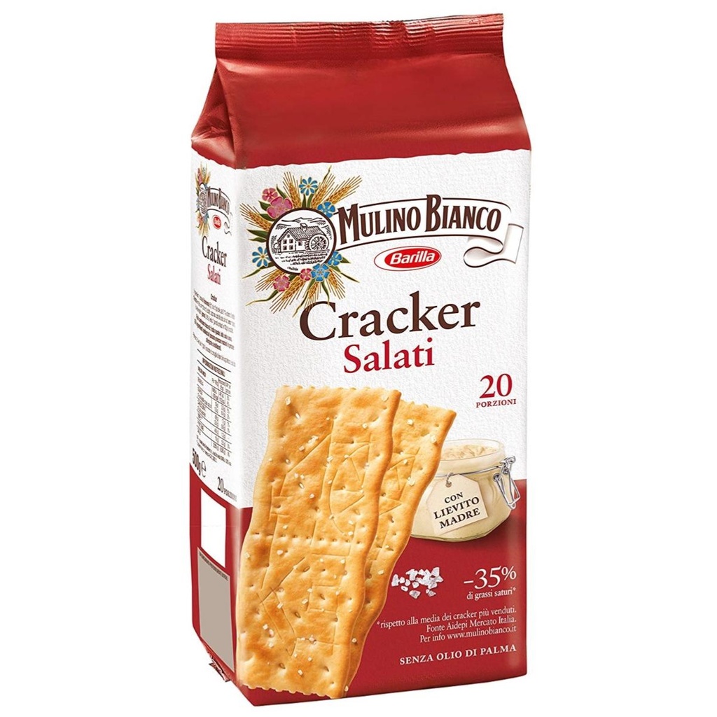 Mulino Bianco Italian Crackers - Salted X 9 X 500g