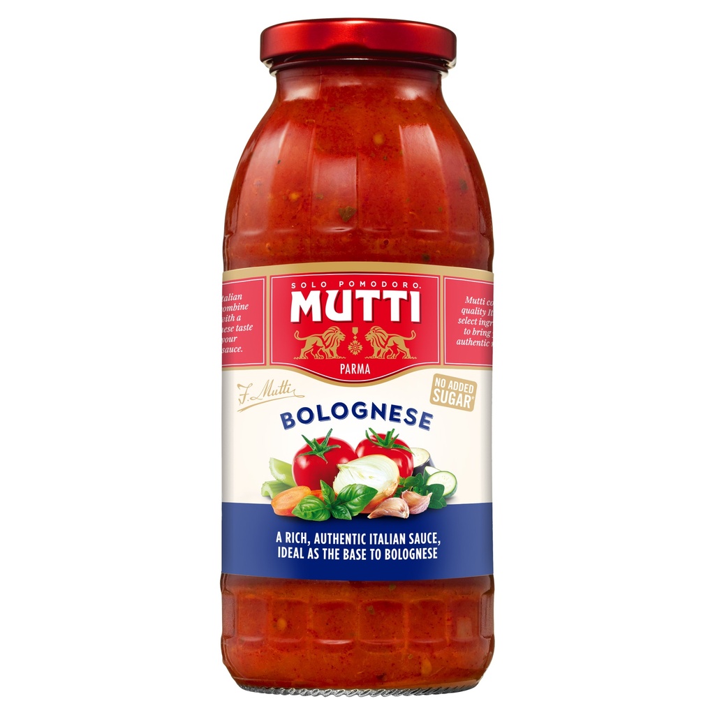 Mutti Pasta Sauce - Bolognese X 6 X 400g
