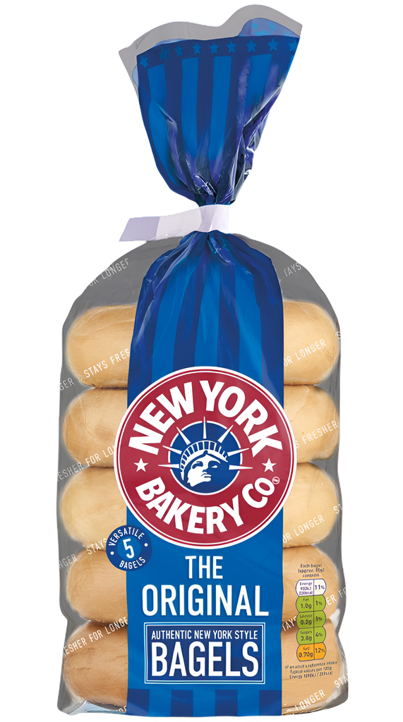 New York Bakery Bagels - Original Plain 425g