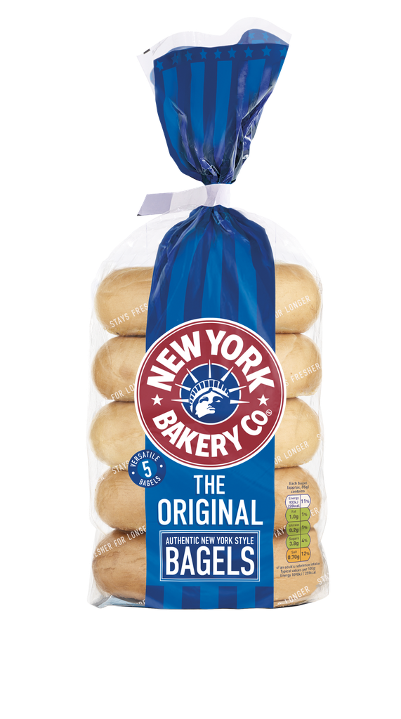 New York Bakery Bagels - Original Plain 425g