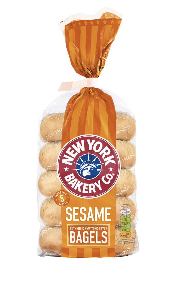 New York Bakery Bagels - Sesame 425g