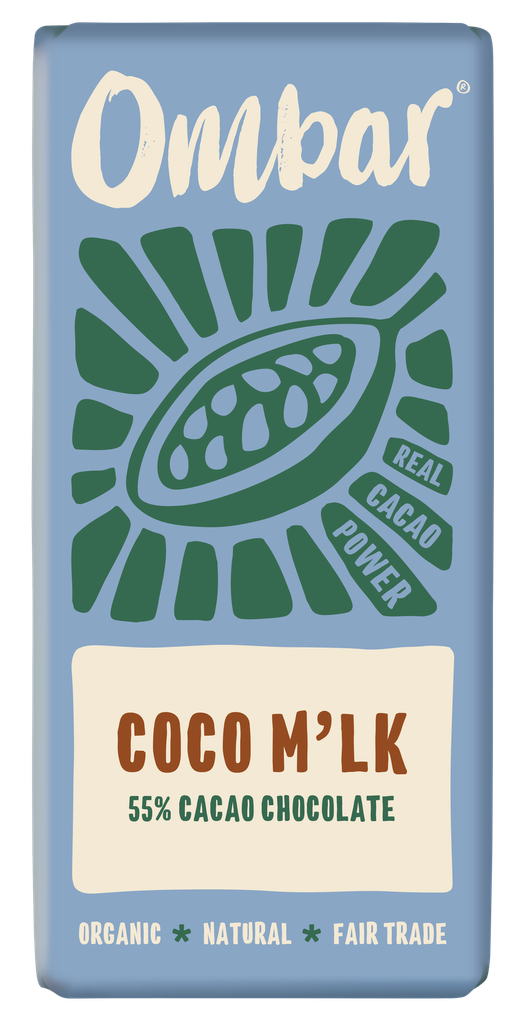[SUPPLIER ISSUE] Ombar Organic Vegan Chocolate - Coco Mylk X 10 X 70g