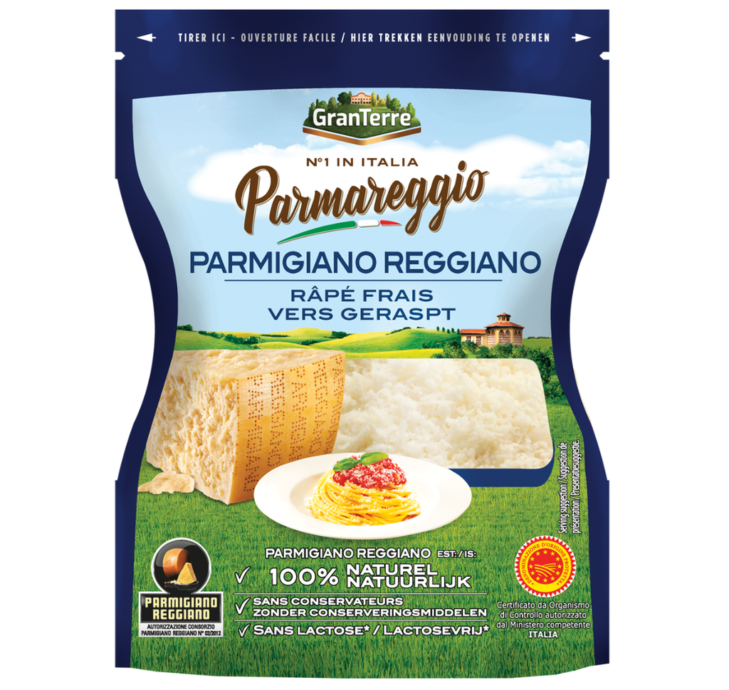 Parmareggio Cheese - Parmigiano Reggiano Fresh Grated 60g