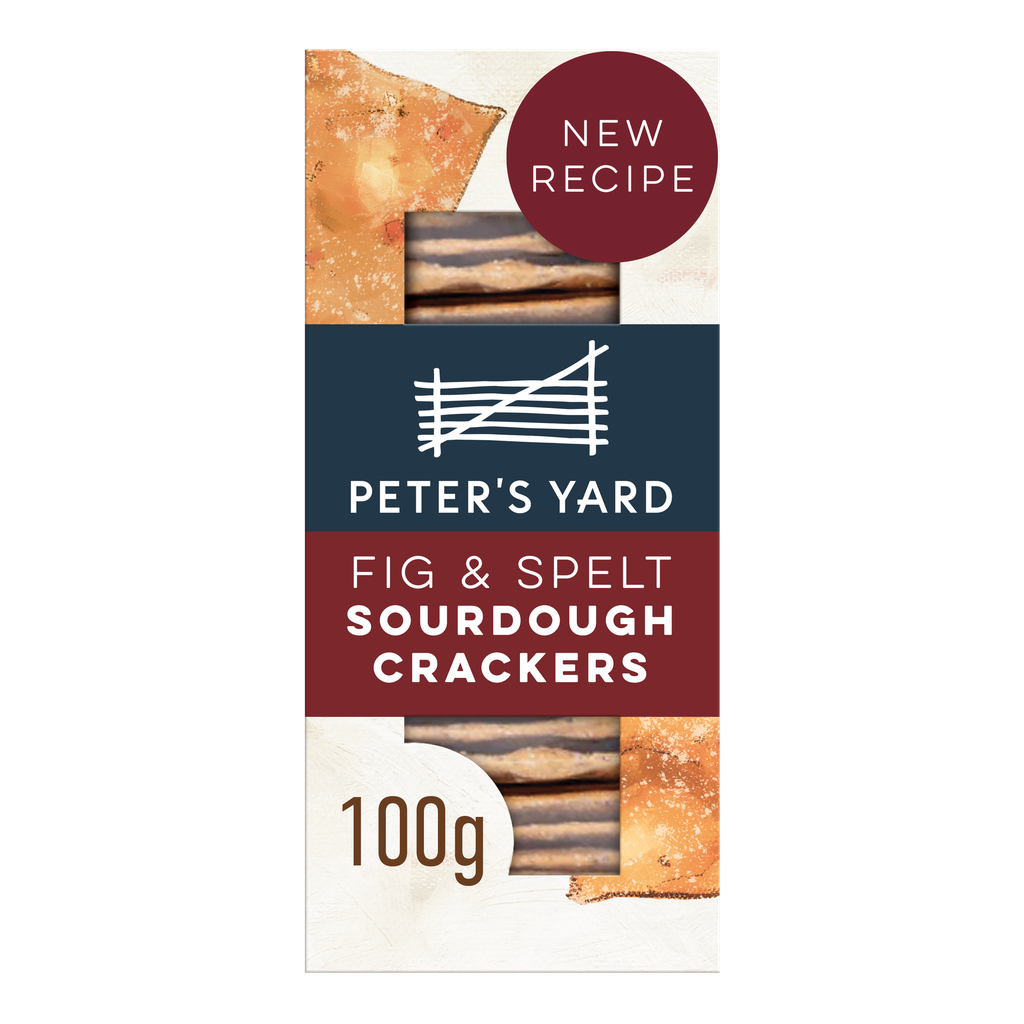Peter's Yard Sourdough Cracker - Fig & Spelt X 8 X 100g