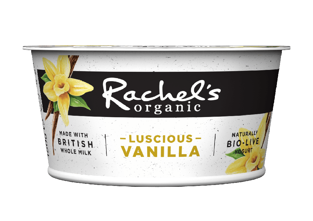 Rachels Organic  Yoghurt - SMALL Vanilla 150g