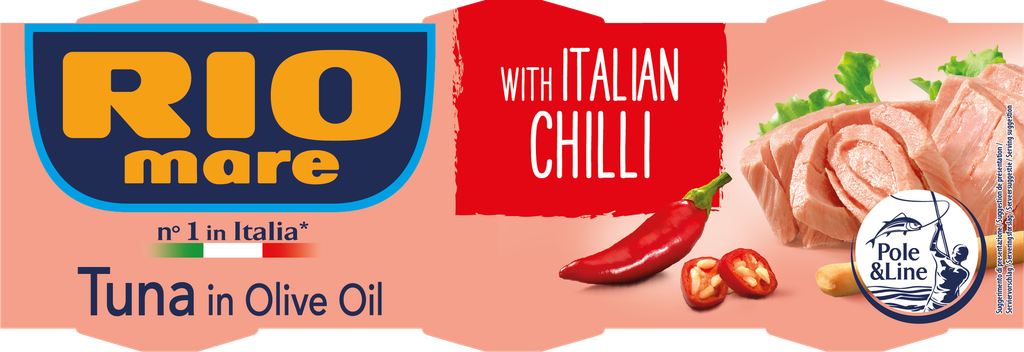 Rio Mare Canned Tuna MPK - In Olive Oil w/ Italian Chilli (3x65g)