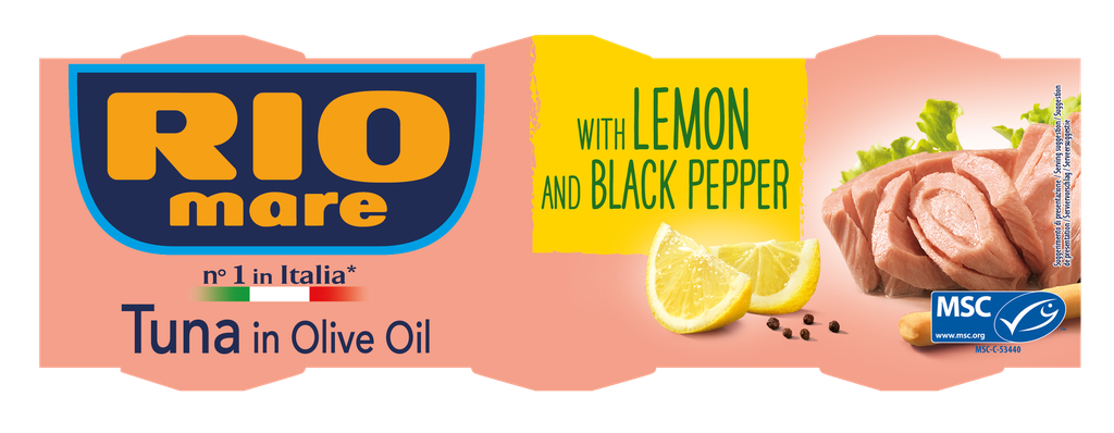 Rio Mare Canned Tuna MPK - In Olive Oil w/ Lemon n Peper (3x65g)