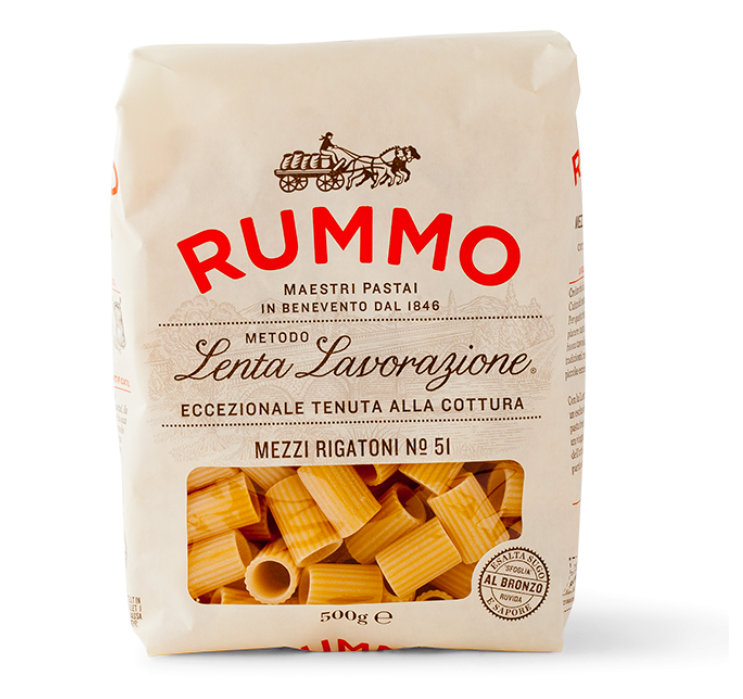Rummo Pasta - Mezzi Rigatoni N51 X 16 X 500g