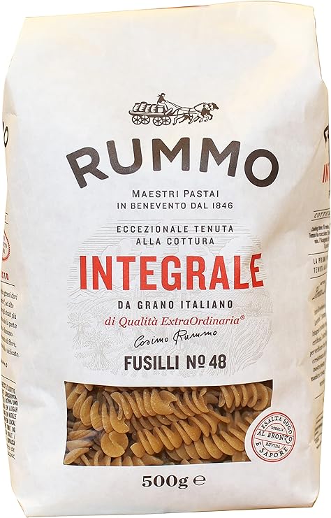 Rummo Pasta - Fusilli Wholewheat N48 X 16 X 500g