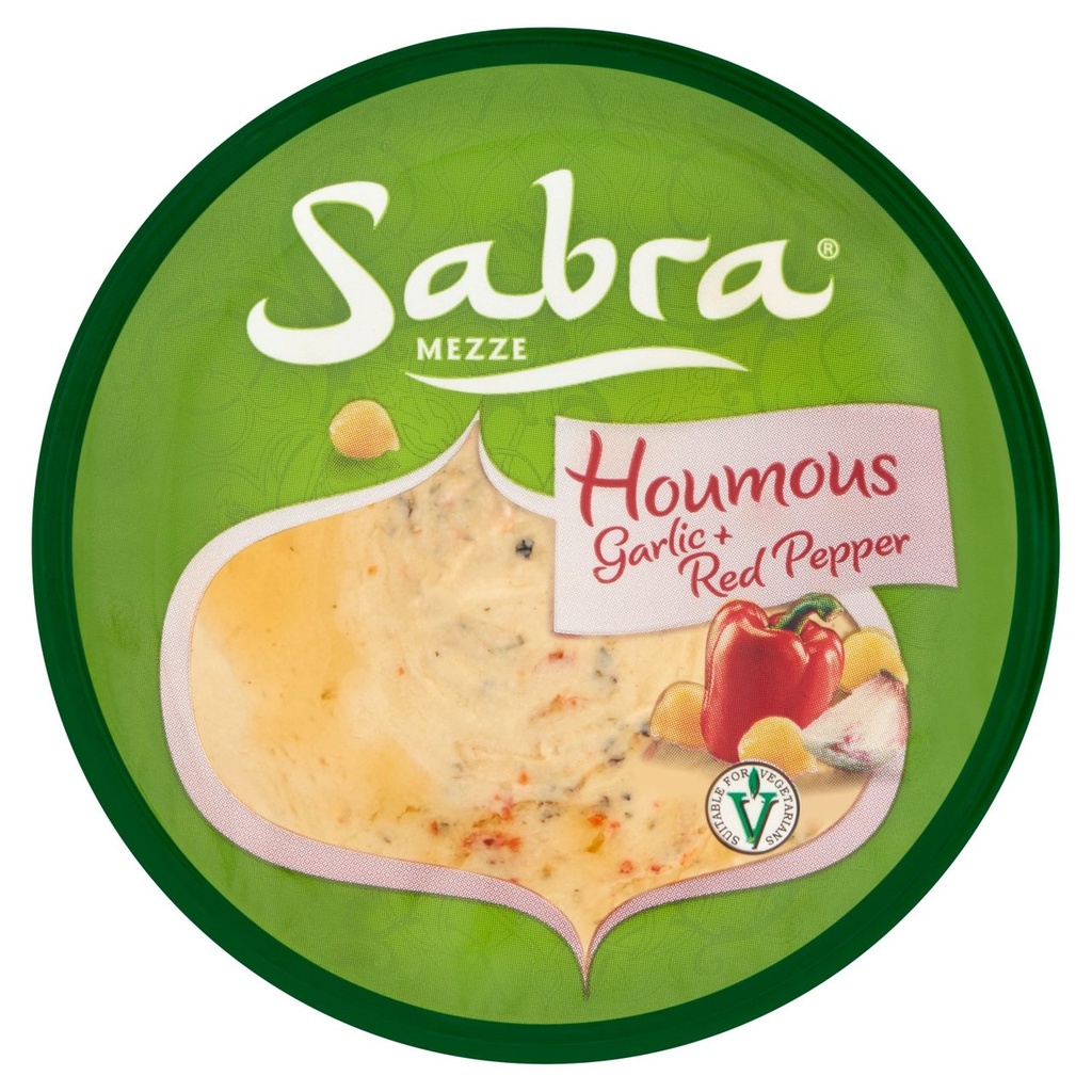Sabra Dips - Garlic and Red Pepper Dips 200g