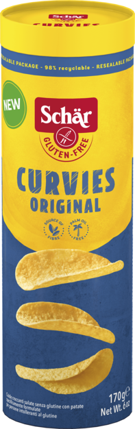 Schar Curvies Crisps - Original X 10 X 170g