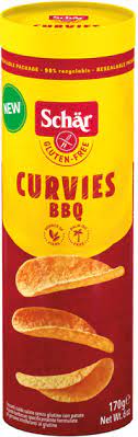 Schar Curvies Crisps - BBQ X 10 X 170g