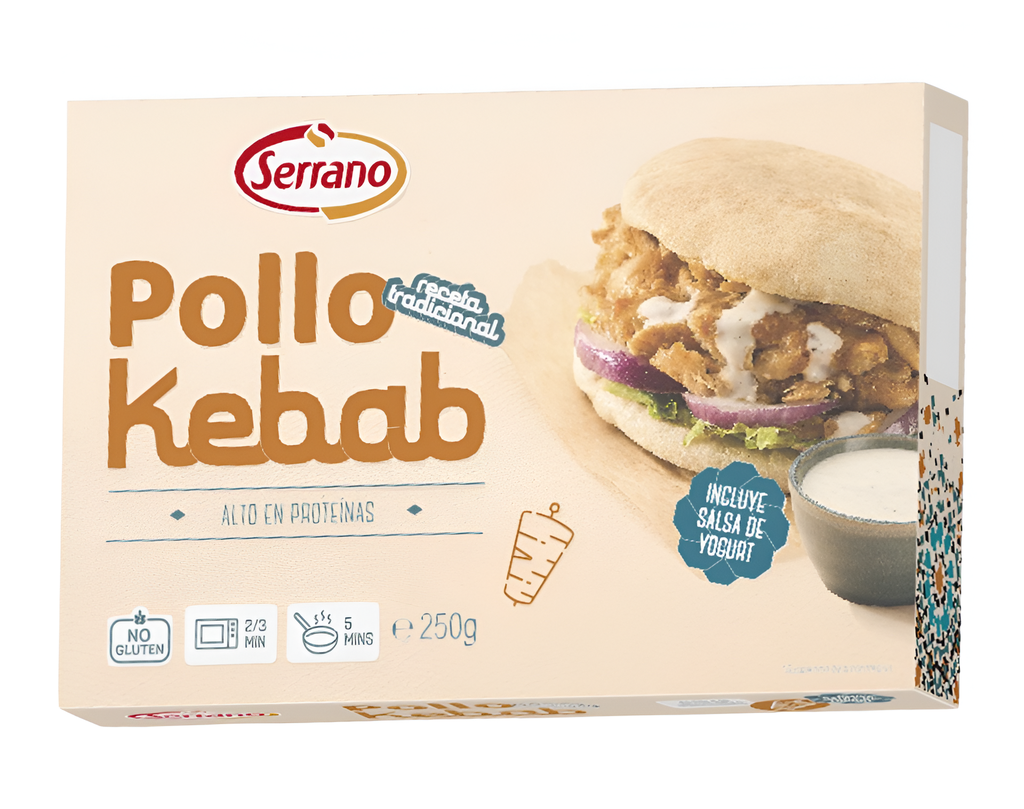 Serrano Kebab - Chicken With Yoghurt Sauce 250g