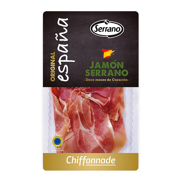 Serrano Spanish Slices - Jamon Chiffonade 100g