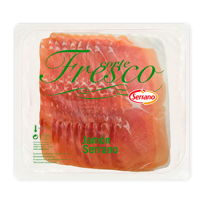 Serrano Spanish Slices - Serrano Ham Corte Fresco 80g