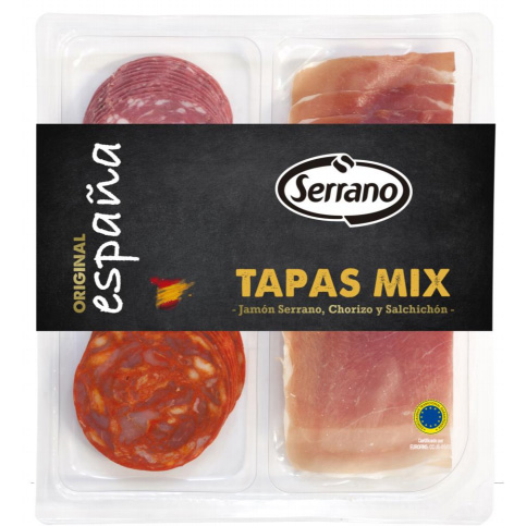 Serrano Spanish Slices - Tapas Mix 150g