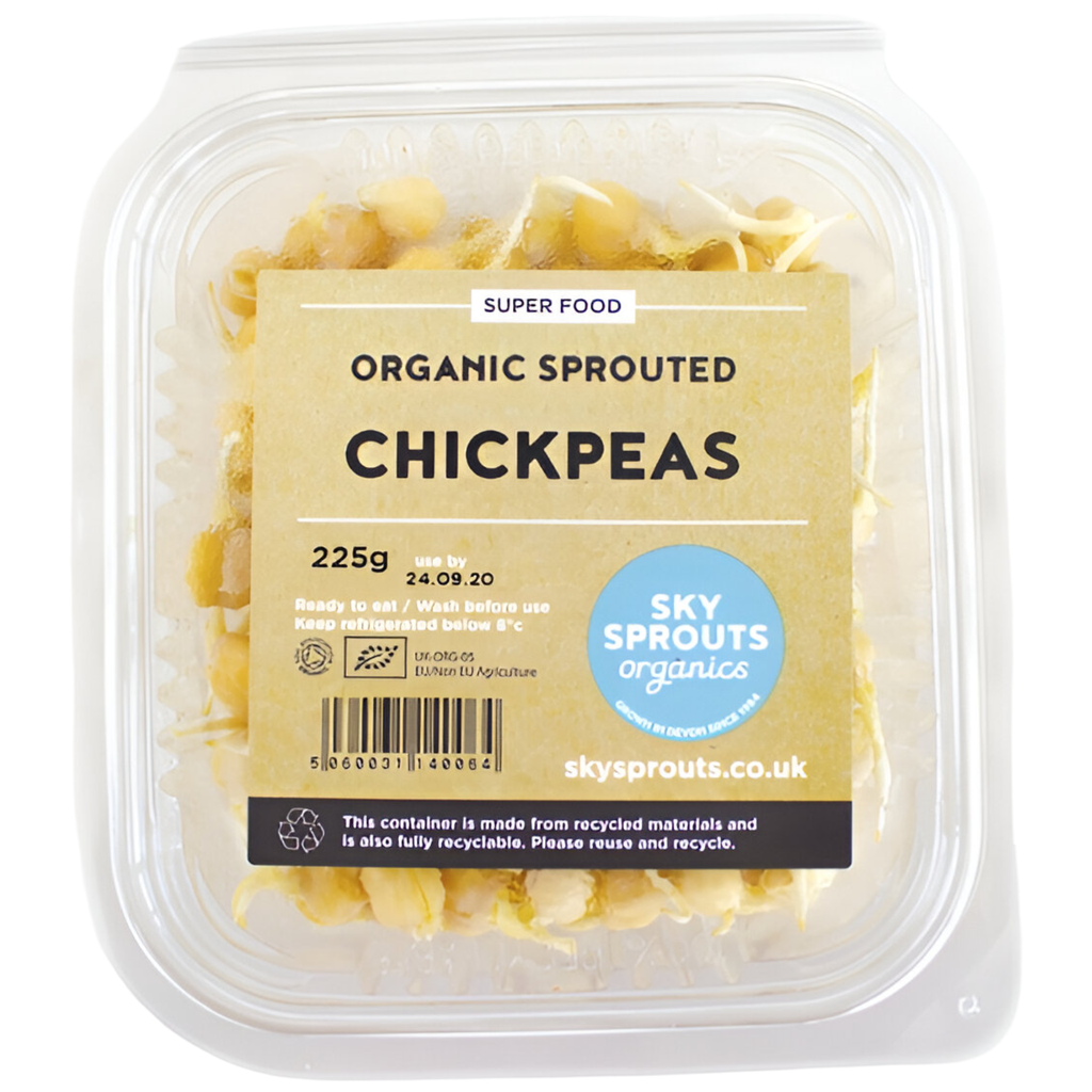 SkySprouts Organic Sprouts - Chickpea 225g
