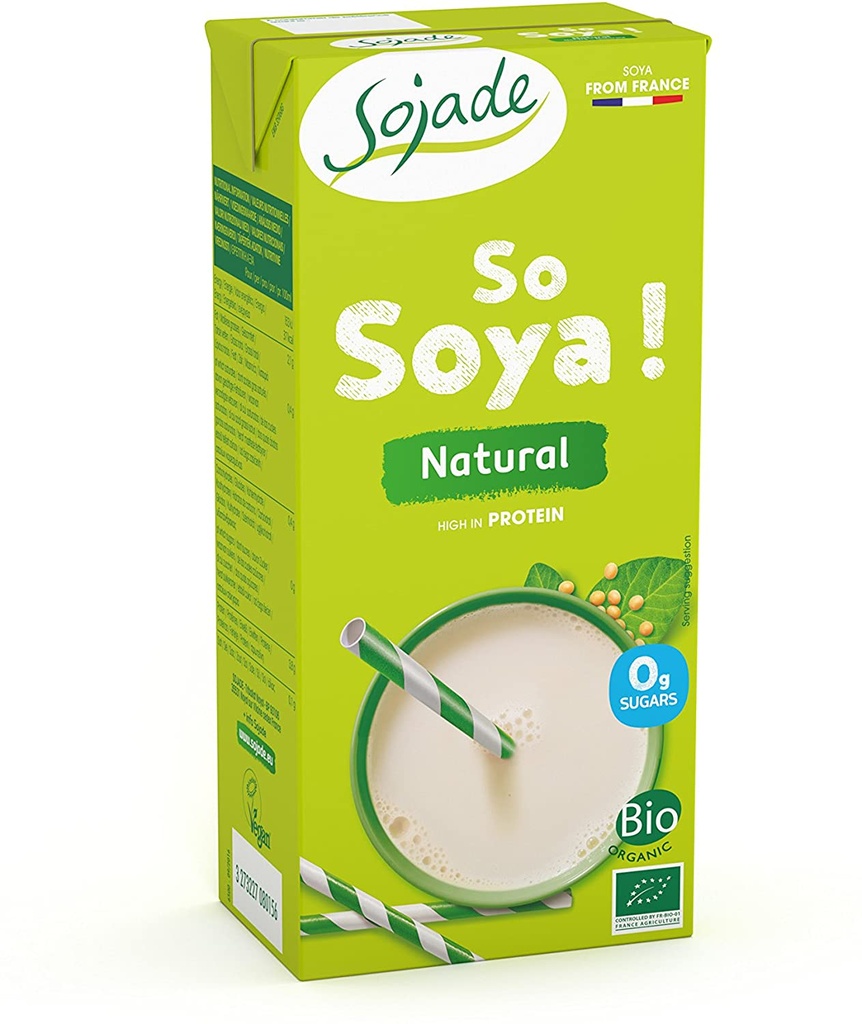 Sojade Organic Natural Drink - Soya X 8 X 1L