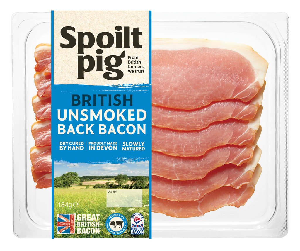 [12% OFF] Spoilt Pig Bacon - Back Unsmoked 184g