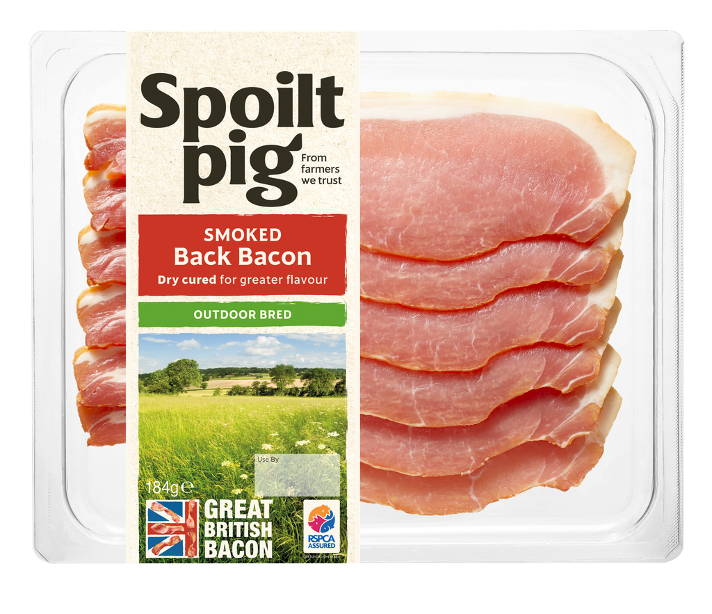 Spoilt Pig Bacon - Back Smoked 184g