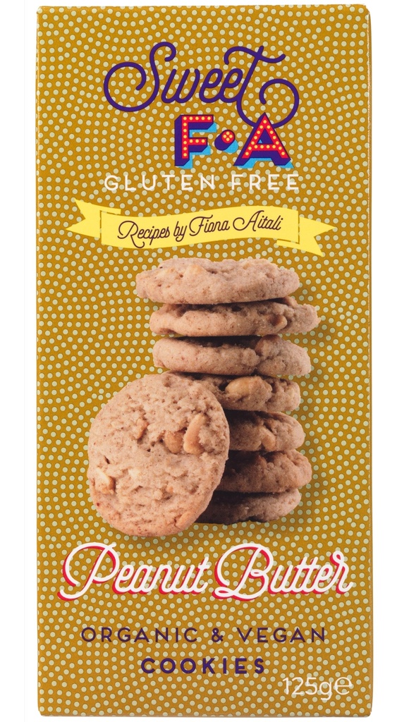 Sweet FA Gluten Free Cookies - Peanut Butter 125g
