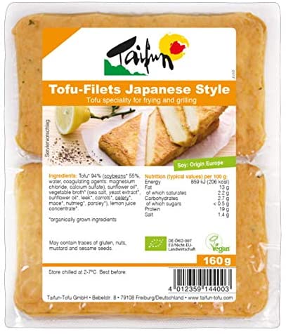 Taifun Organic Tofu Block - Fillets Japanese Style 160g