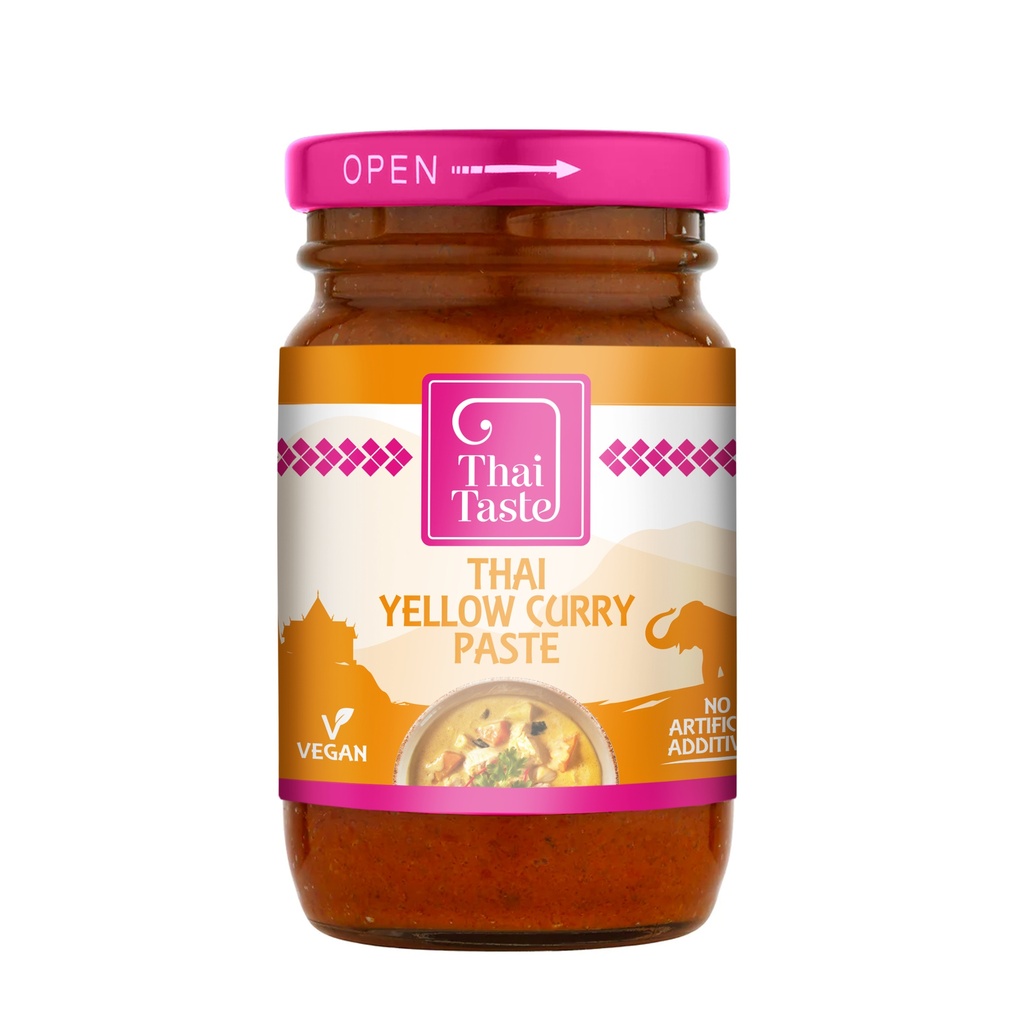 Thai Taste Curry Paste - Yellow X 6 X 114g