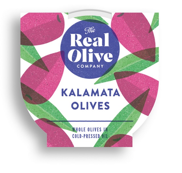 The Real Olive Company - Kalamata Whole Olives 180g