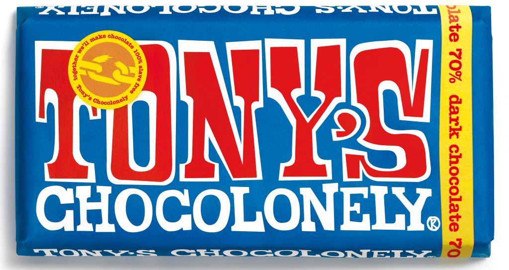Tonys Chocolonely Chocolate - LARGE 70% Pure Dark Chocolate X 15 X 180g