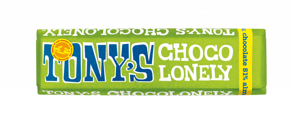 Tonys Chocolonely Chocolate - SMALL Dark Chocolate Almond and Sea Salt X 35 X 47g