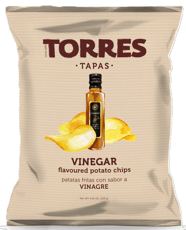 Torres Crisps - LARGE Vinegar X 15 X 125g