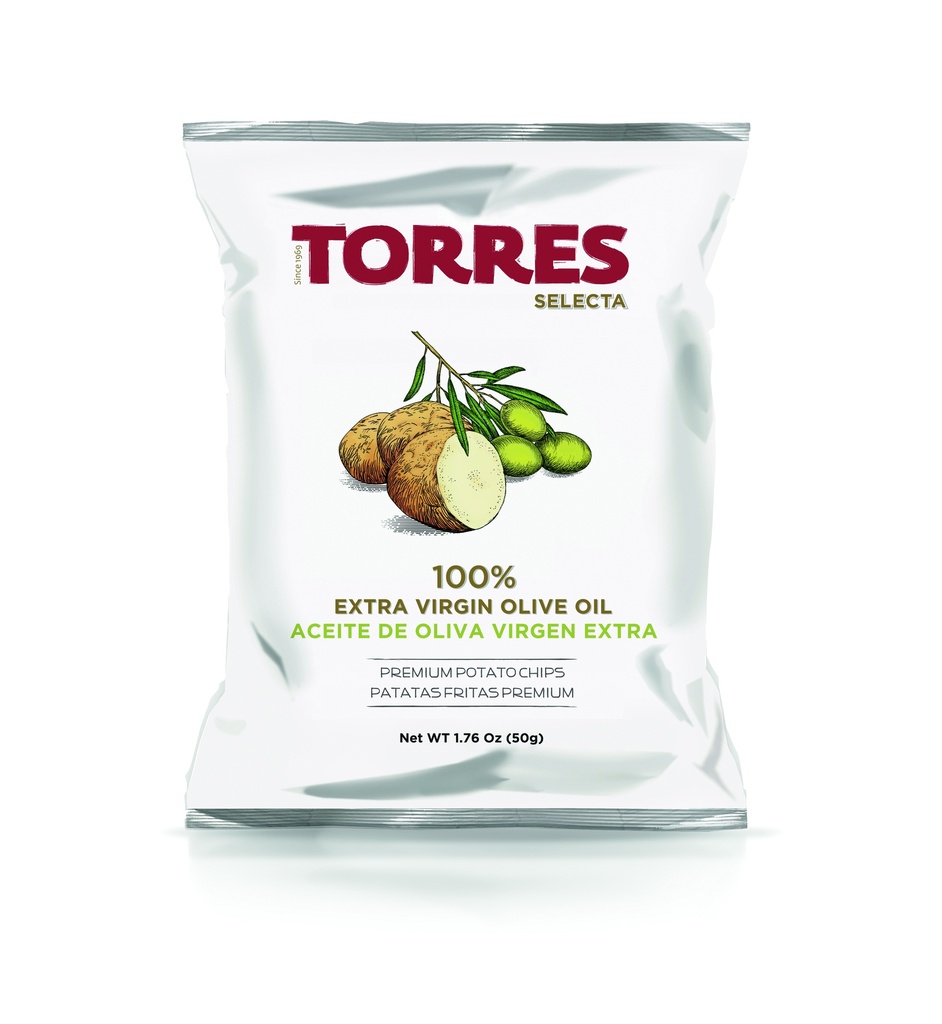Torres Crisps - SMALL XV Olive Oil X 20 X 40g