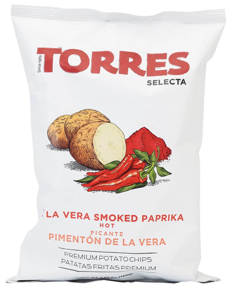 Torres Crisps - MEDIUM La Vera DOP Smoked Paprika x 15 x 150g