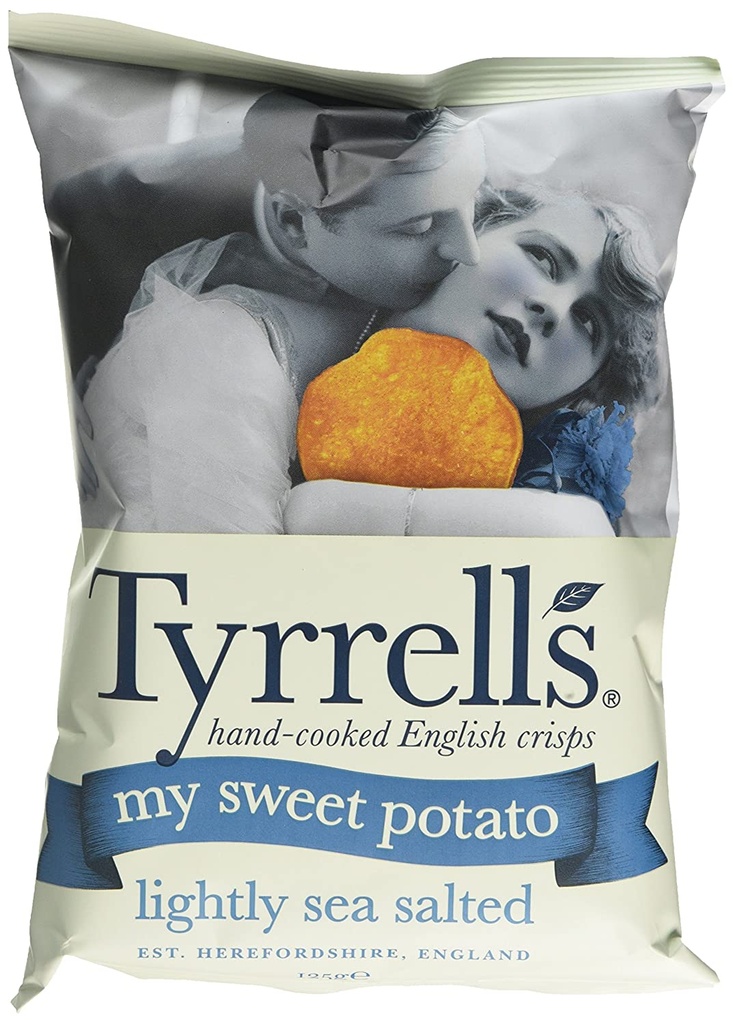 Tyrrells Veg Crisps - Sweet Potato Salted X 12 X 125g