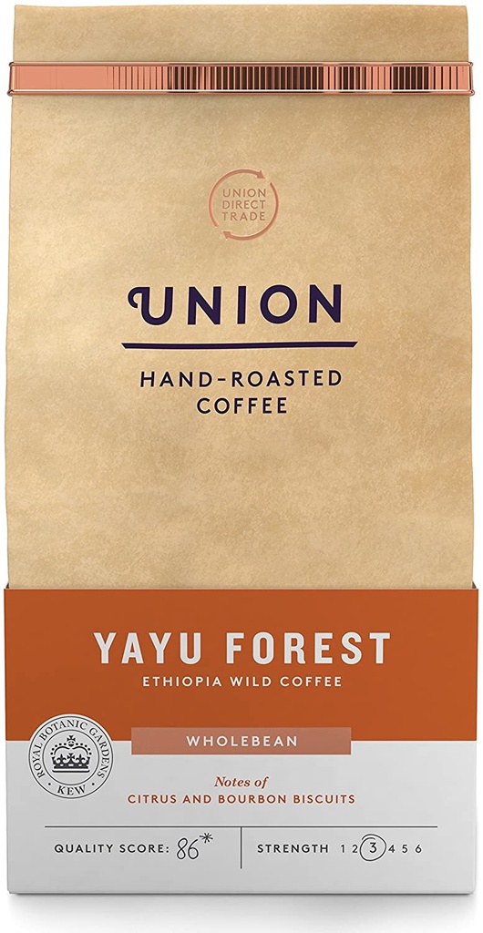 [20% OFF] Union Coffee - WHOLEBEAN Yayu Forest X 6 X 200g