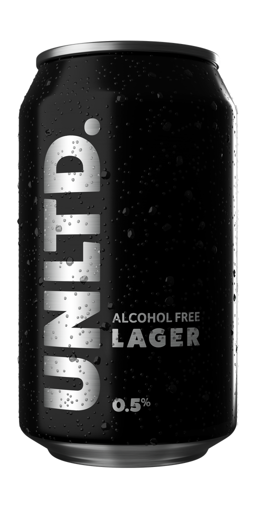 UNLTD Non Alcoholic Beer - CAN Lager 0.5% ABV X 12 X 330ml