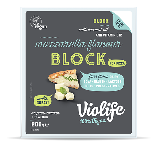 Violife Vegan Cheese - Pizza Style Mozzarella Block 200g