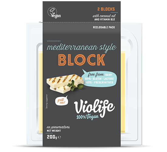 [30% OFF] Violife Vegan Cheese - Mediterranean Style Block 200g