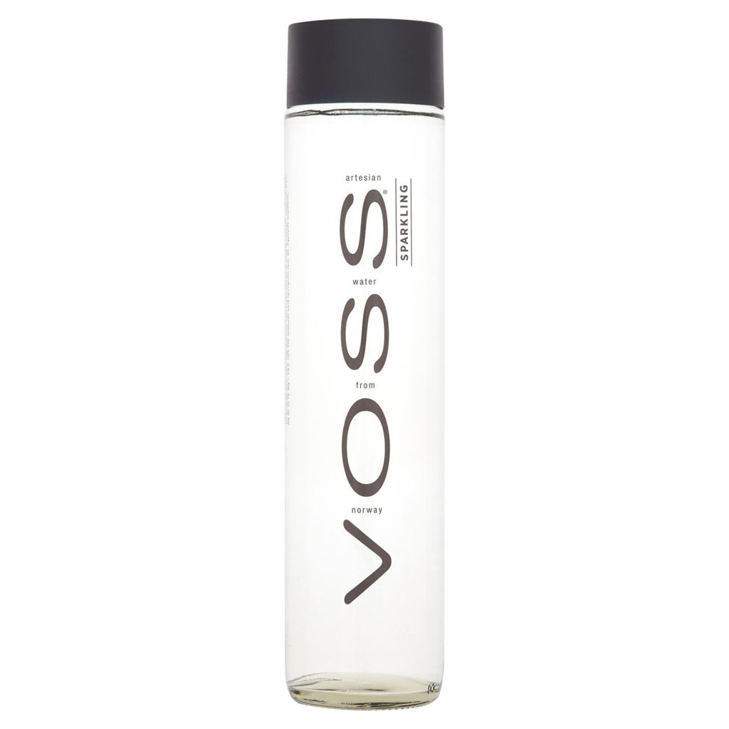 Voss Artesian Water Glass - Sparkling X 12 X 800ml