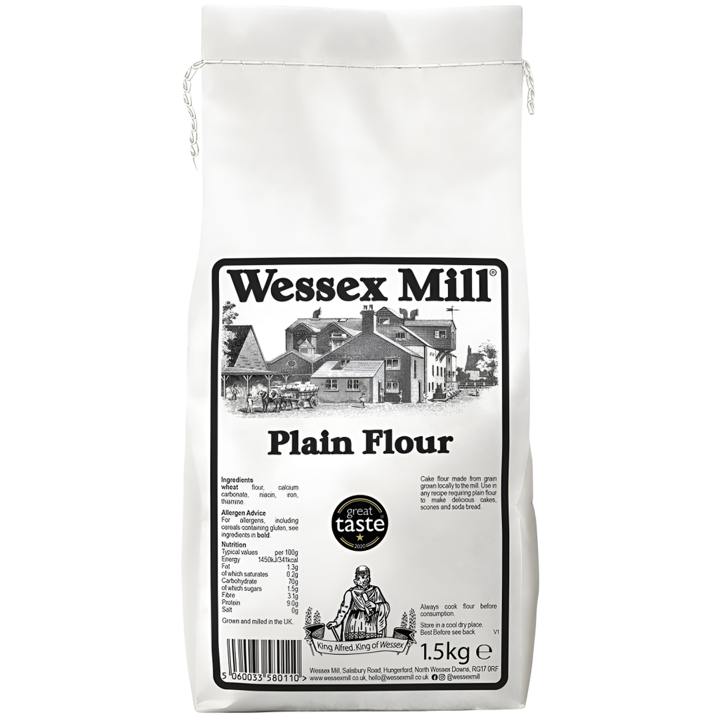Wessex Mill Flour - Plain X 5 X 1.5kg