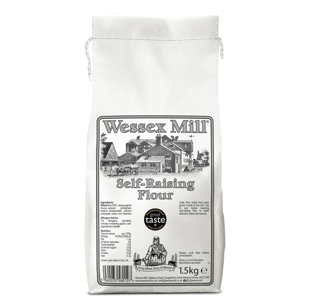 Wessex Mill Flour - Self Raising X 5 X 1.5kg