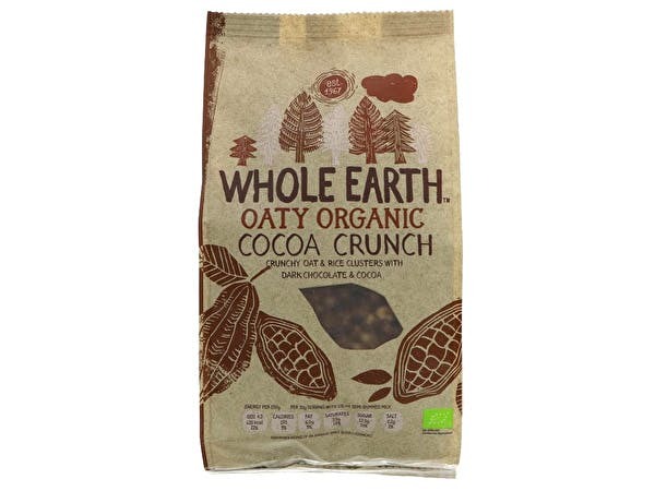 Whole Earth Organic Cereal - Organic Cocoa Crunch X 5 X 375g