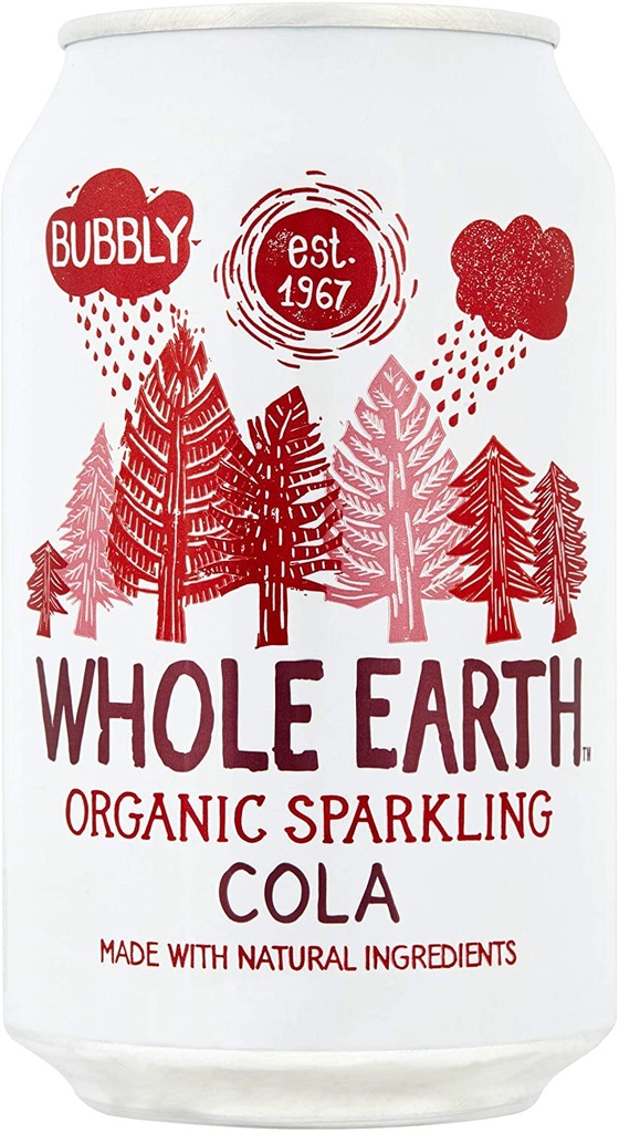 Whole Earth Organic Sparkling Drink - Cola X 24 X 330ml