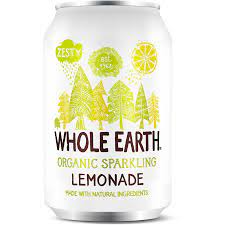 Whole Earth Organic Sparkling Drink - Lemonade X 24 X 330ml